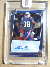 2021 Rhamondre Stevenson Clearly Donruss Rated Rookie Autograph RC 🔥🔥🔥 SEALED
