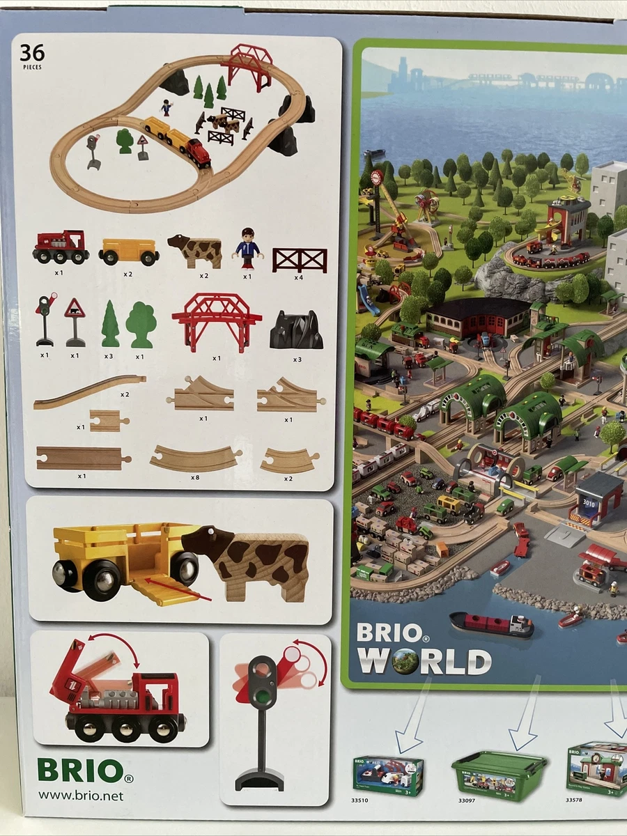 BRIO World Countryside Hill Set 33909 New