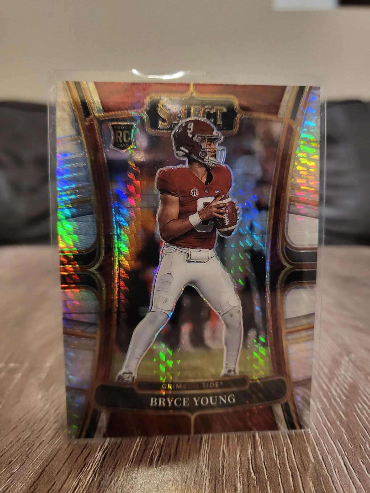 BRYCE YOUNG - 2023 Panini Select Draft Picks Hyper Prizm Rookie #1