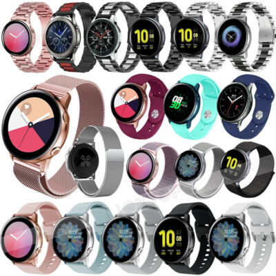 20mm Stainless Steel Milanese Silicone Leather Nylon Band Strap For Polar Ignite