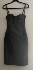 Dolce & Gabbana Denim Corseted Dress IT38