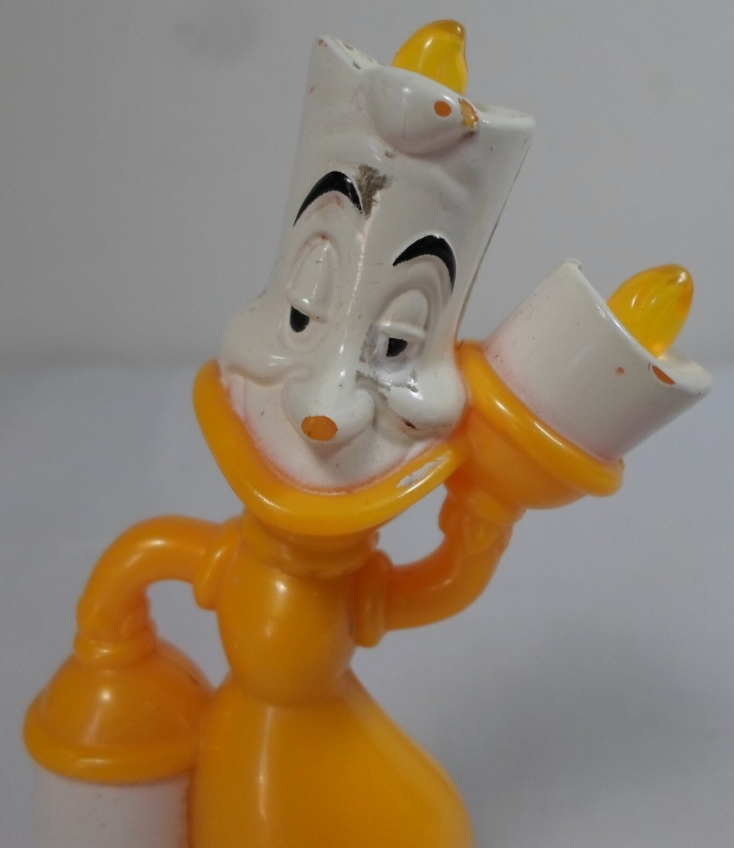 Figurine Vintage Lumière (La Belle Et La Bête) - McDonald's 1998 - En Plastique - Occasion