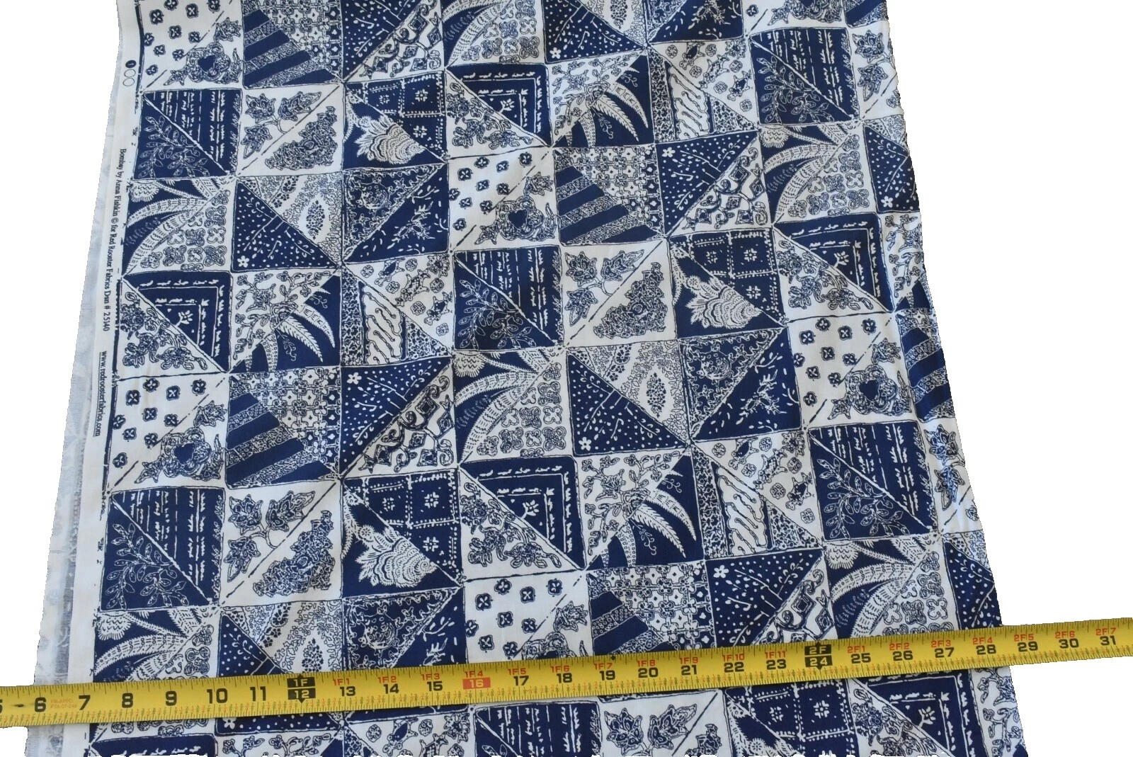 Красная петуха хлопковая лоскутная ткань для рукоделия