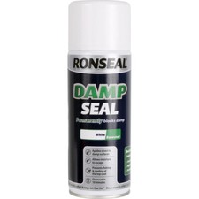 Ronseal Quick Dry Damp Surface Seal Aerosol Spray White 400Ml Anti Mould