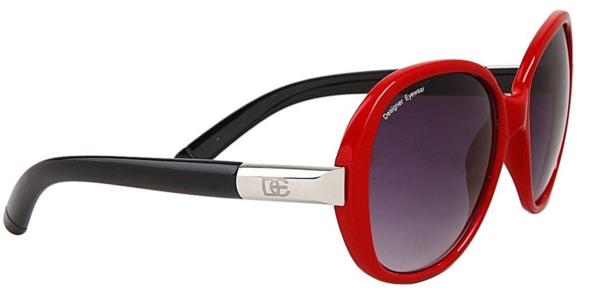 Designer Large Round DE Sunglasses Wrap Butterfly Retro Vintage Big Ladies  Women