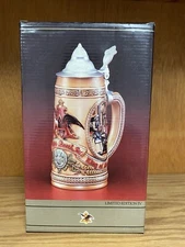 Tomorrow's Treasures Anheuser-Busch Limited Edition IV Lidded Stein 1987 NEW