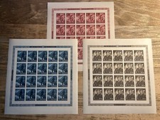 WKII Kroatien ,  Nr. 158-160 ,  ungez&auml;hnt  kompletter Bogensatz   **  !!