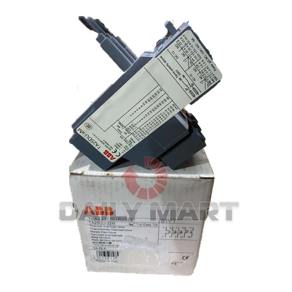 New In Box ABB TA25DU-32M Thermal Overload Relay 24-32A