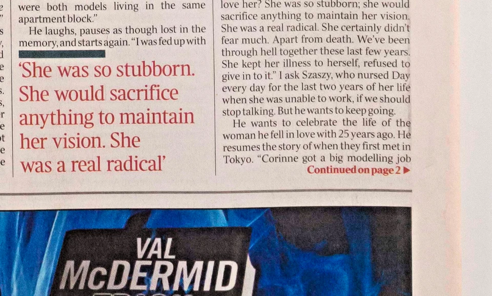 CORINNE DAY Kate Moss THE BLITZ Raymond Brggs SATURDAY REVIEW magazine THE TIMES - Image 3 of 4