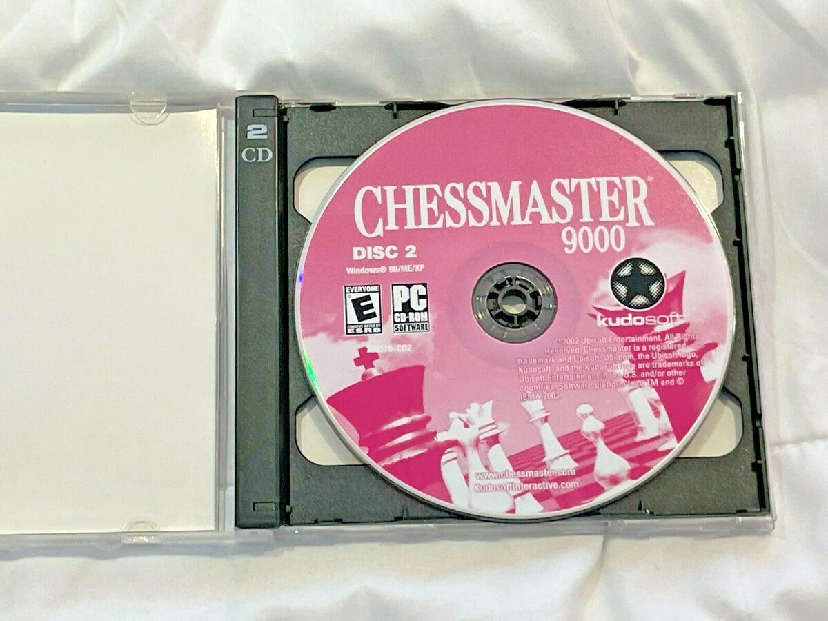 Chessmaster 9000 PC CD-Rom 2 CDs