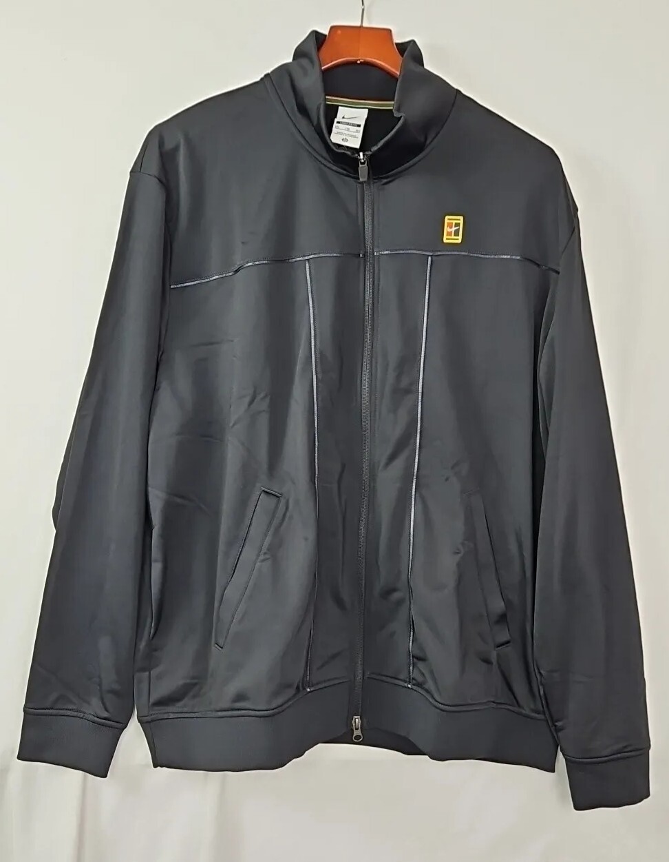 Nike Court Heritage Full Zip Tennis Jacket Black Men's Sz XXL DC0620