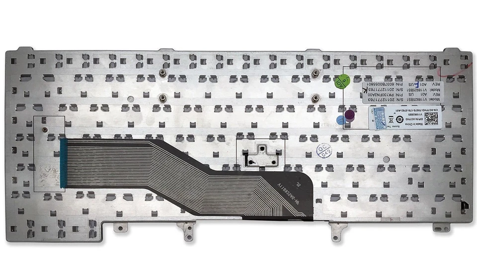 Laptop Keyboard Fit For Dell Latitude Win7 E5420 E5430 E6420 E6430 US 0FWVVF - Image 2 of 2