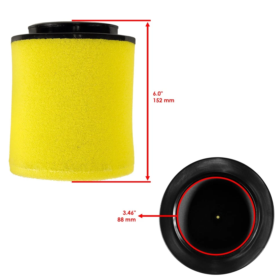 Caltric Air Filter For Honda Sportrax 450 TRX450R 2004-2005 17254-HP1-000 - Image 2 of 4