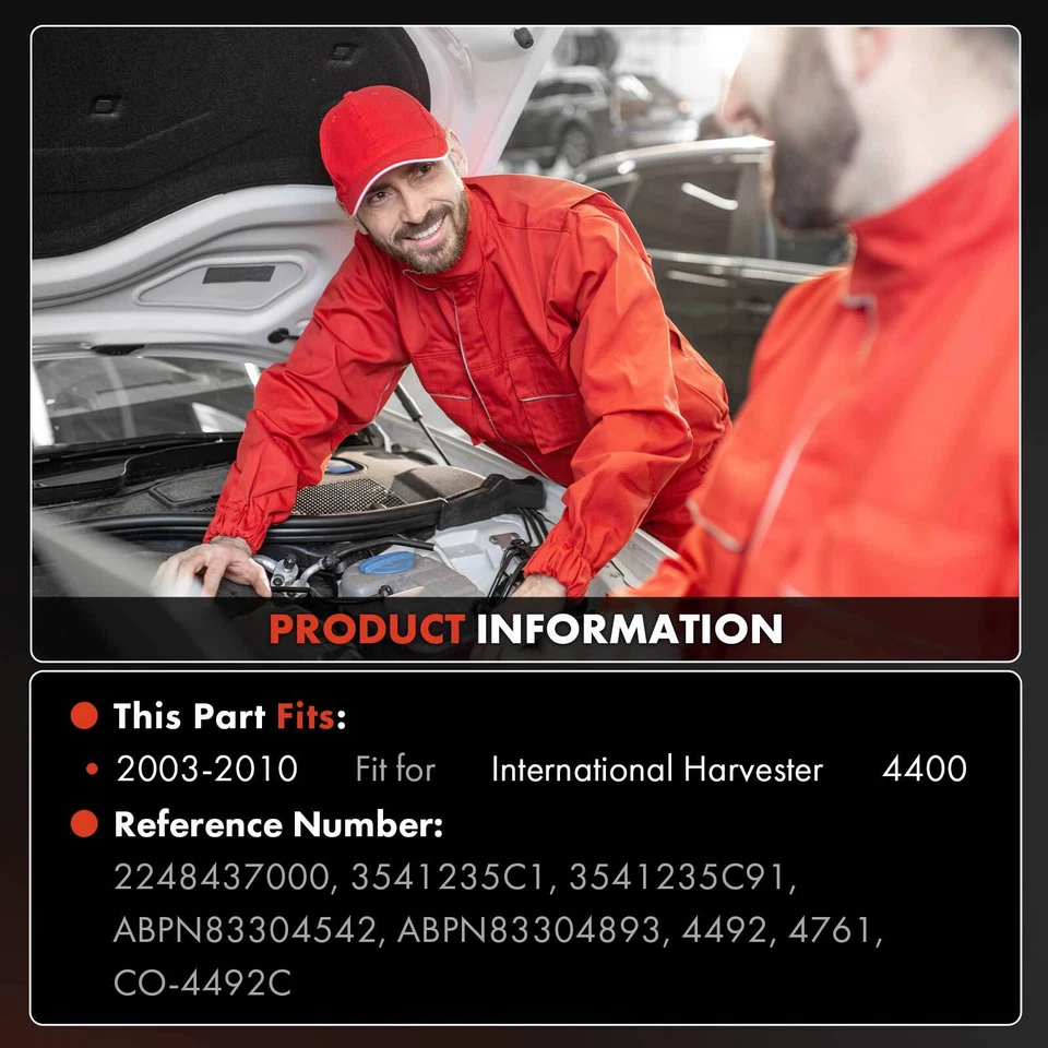 Compresor de aire acondicionado con embrague para International Harvester 4400 2003-2010 6 ranuras Foto 2 de 4
