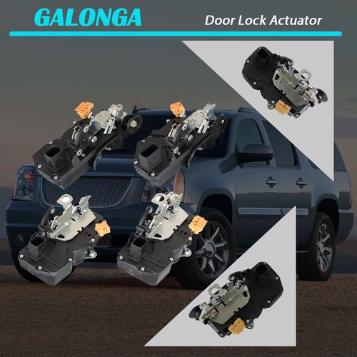 4 Pcs Door Lock Actuators Front + Rear Fit For 07-09 GMC Chevrolet Cadillac - Picture 4 of 10