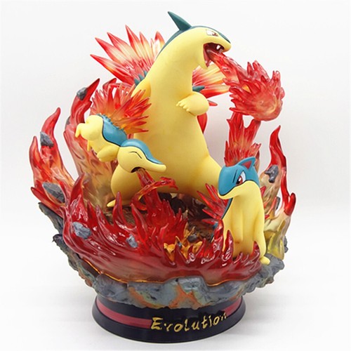 Pokemon Pokemon evolution scene statue illuminated hand model decoration - Picture 39 of 42