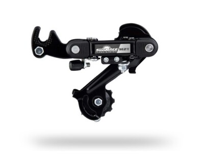 Dérailleur arrière VTT Microshift Acolyte 9V chape moyenne noir - Partie cycle vélo sur La Bécanerie