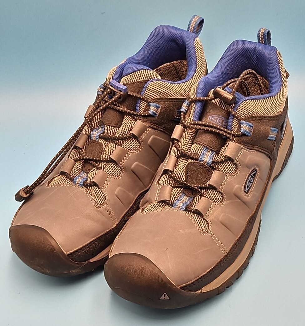 Scarpe da trekking Targhee Keen Youth taglia 7 grigie blu 1020192 impermeabili acutamente asciutte