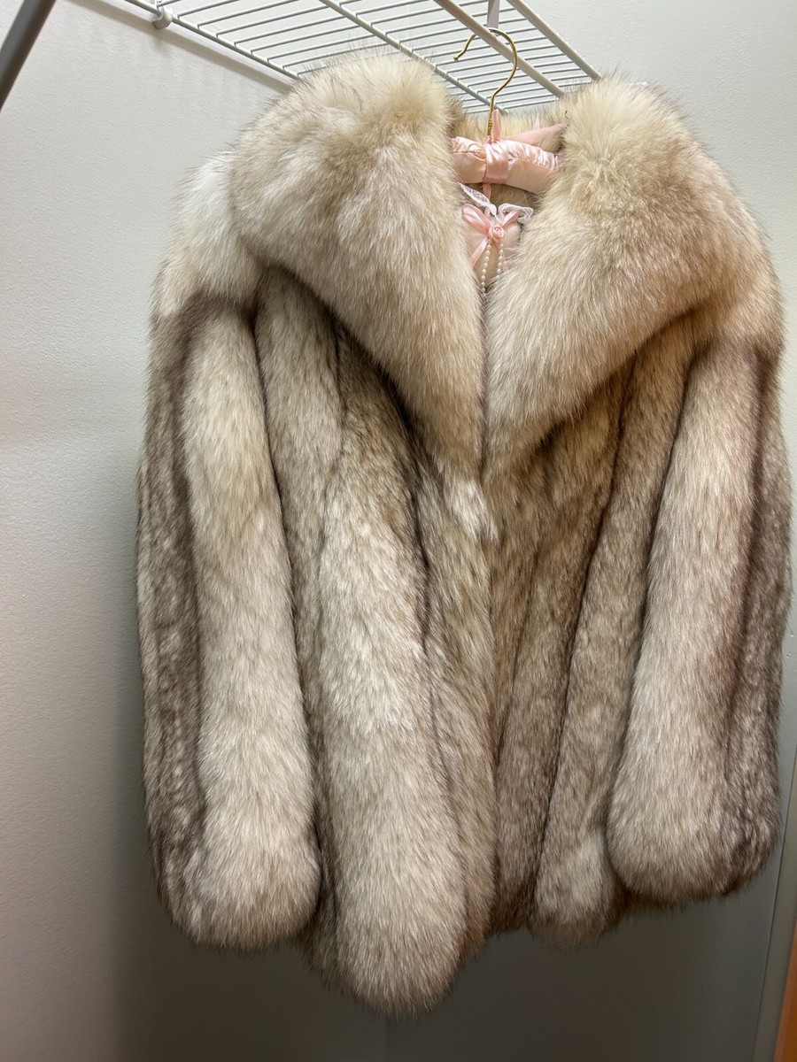 Emilio GUCCI blue fox Fur Coat Perfect Condition | eBay