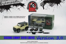 BM Creations 2019 Suzuki Jimny W/ Parts - Chiffon Ivory - LHD 1:64 Diecast Car