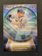 ANDREW VAUGHN  2021 TOPPS STADIUM CLUB CHROME - CRYSTAL BALL WAVE REFRACTOR RC