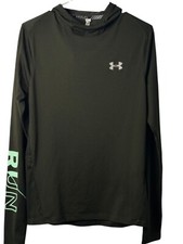 Under Armour Green Run Long Sleeve Heatgear Fitted Coupe Adjustee Small/Petite