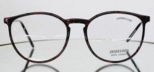 Vintage JACQUES FATH PARIS eyeglasses JF 83 NEW Plastic black / Burgundy FRANCE