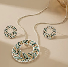 Spring Earrings Necklace Set summer spring fashion jewelry NEW Free Ship