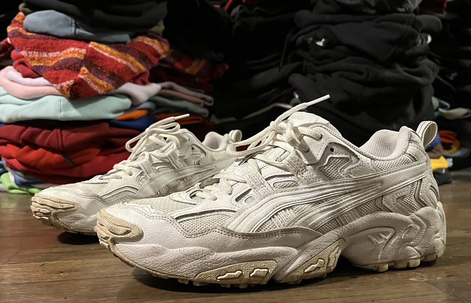 ASICS GEL NANDI OG MEN'S SIZE 11 WHITE | eBay