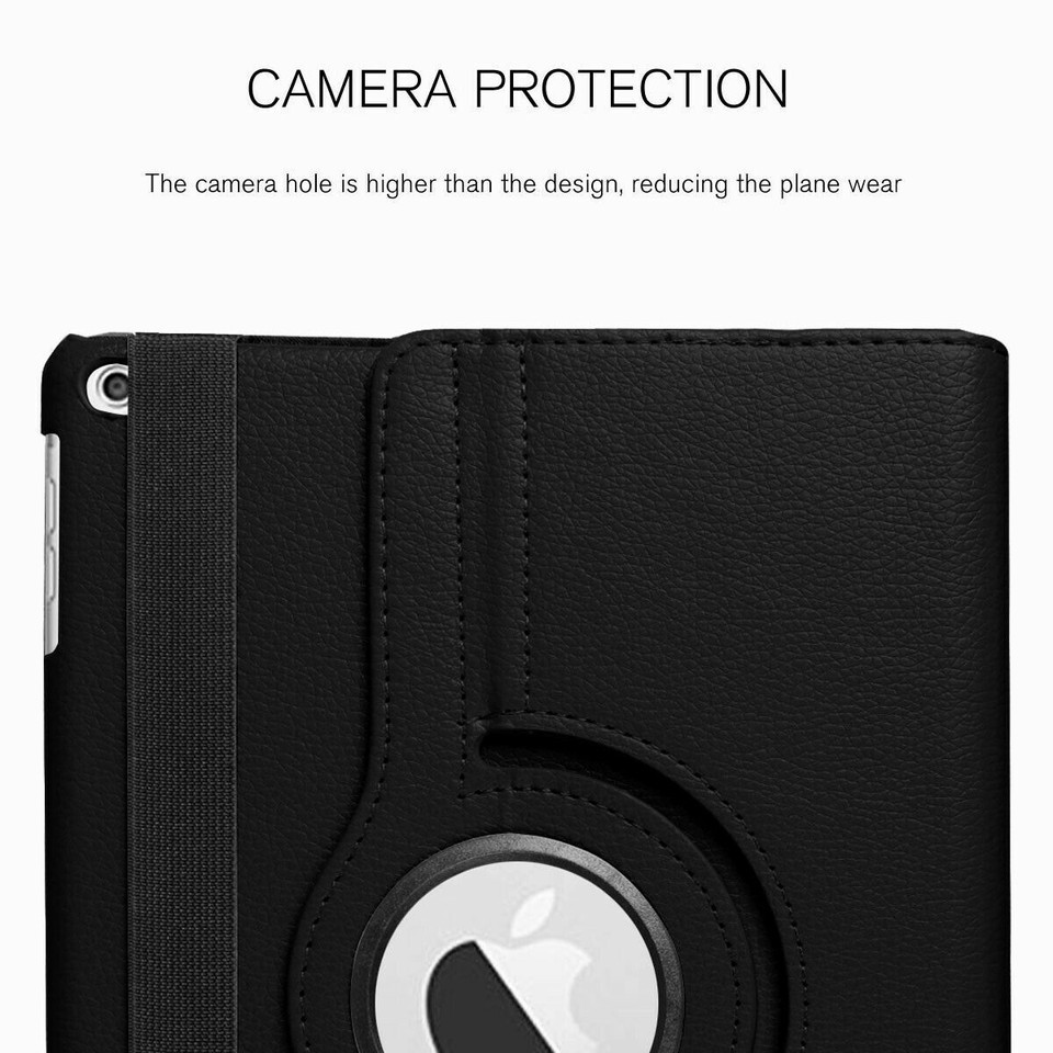 Custodia Flip In Pelle Antiurto Per IPad 5/6/7/8/9 Gen, Air 1/2, Pro 9.7 – Con Supporto E Portapenna | Cover Con Penniera Per IPad