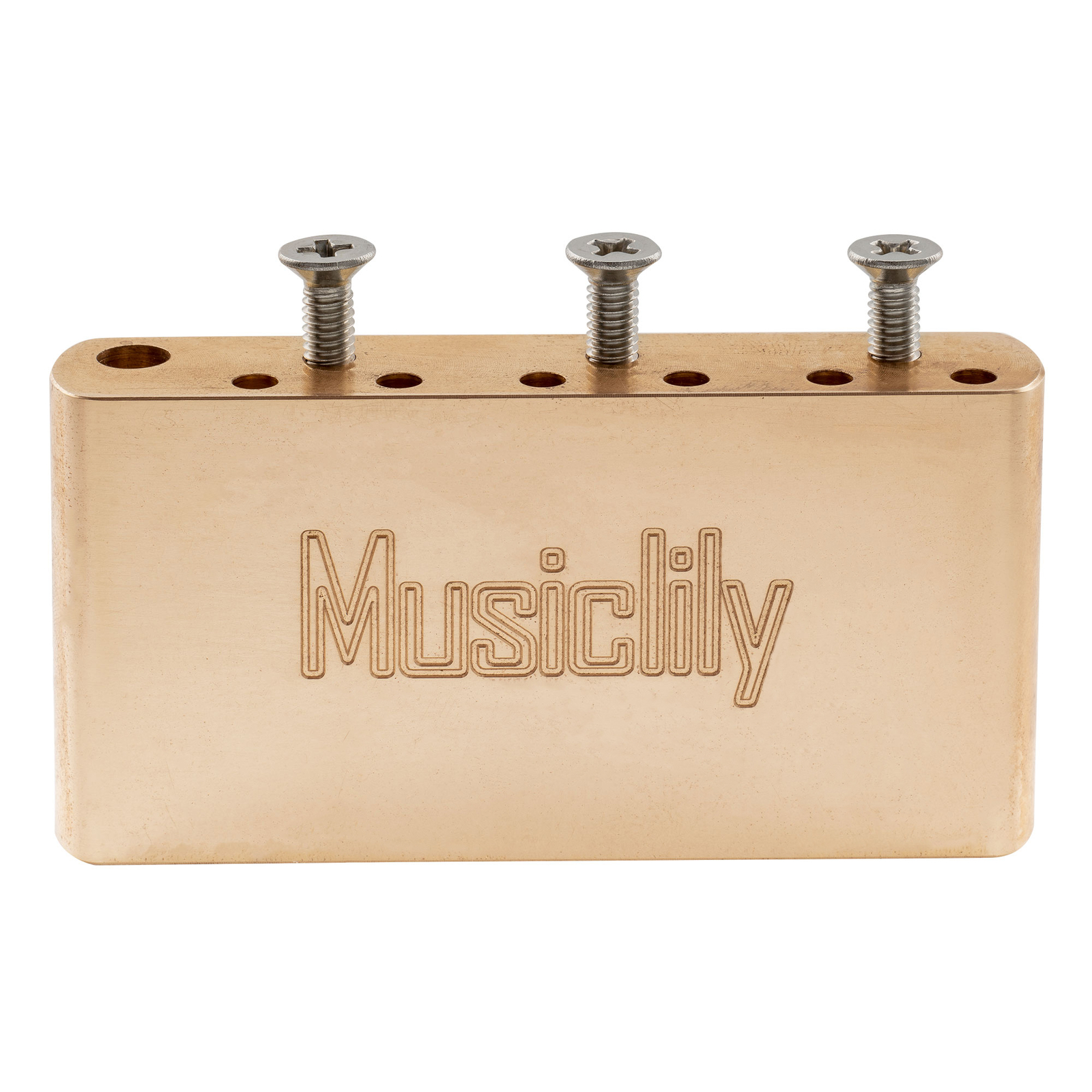 Musiclily Ultra 36mm Brass Tremolo Block For 52.5mm Bridge China Squier Guitar