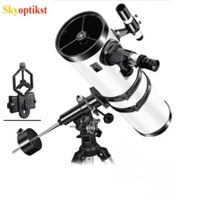 Skyoptikst 1400x 150 mm Reflector Newtonian Astronomical Telescope Phone Adapter