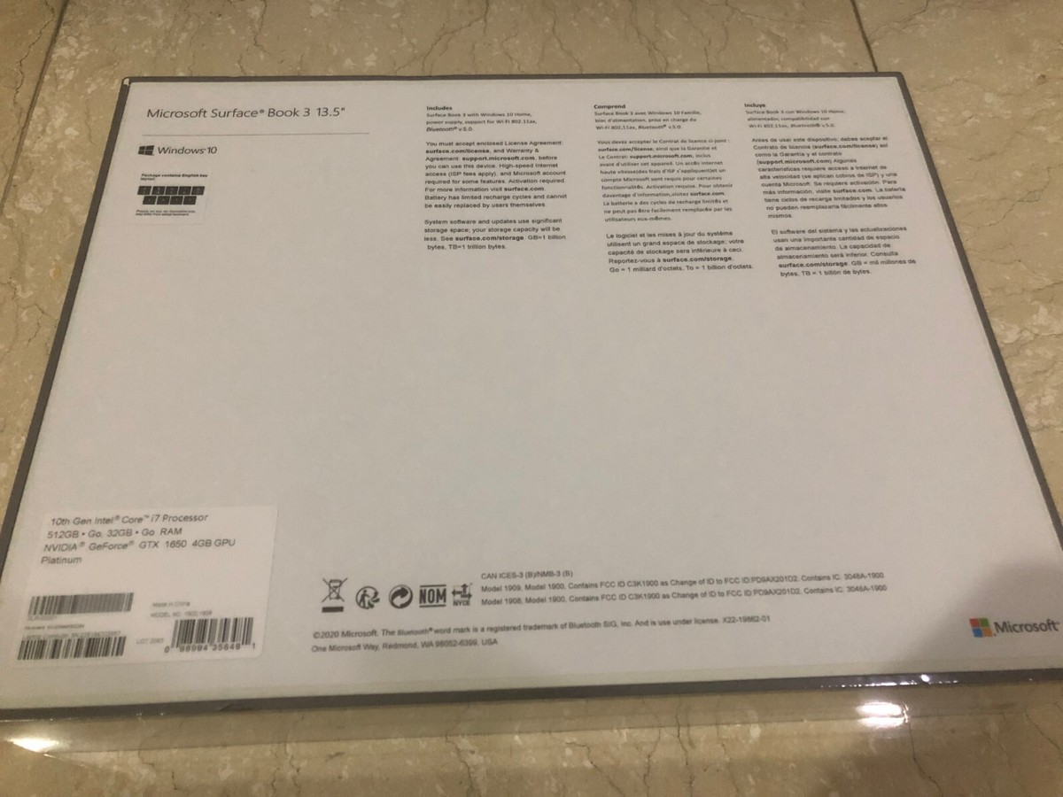 New Microsoft Surface Book 3 13.5 New Microsoft Surface Book 3 13.5
