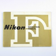 Nikon F - 35mm Camera - Original User Booklet - Instruction Manual