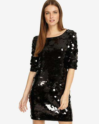phase eight evie rose sequin dress