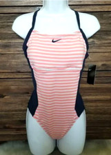 Nike Swim 1-Piece Racerback Swimsuit NESS9387-654 US Women's Size Large
