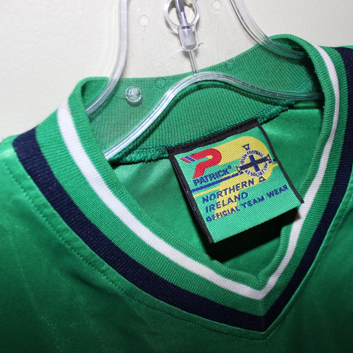 mint unworn Patrick Northern Ireland 2002-03 home football shirt