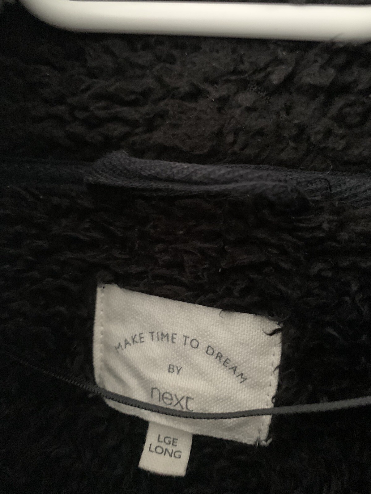 Woman’s Next Black Long Thick Dressing Gown L Used Good Condition. 16/