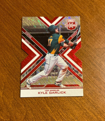Kyle Garlick 2016 Elite Extra Edition Status Red Die Cut #128 Dodgers Twins /99