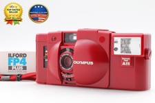  N MINT Olympus XA2 35mm Red Point  Shoot Film Camera w/ A11 Flash From JAPAN