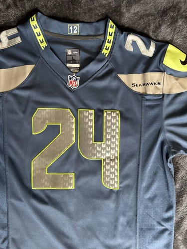 Marshawn Lynch BRAND NEW Nike Seattle Seahawks Men Large NFL Football Jersey - Picture 6 of 12