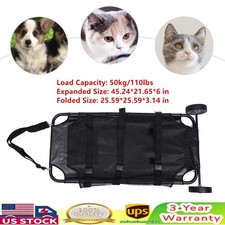 110lb Animal Stretcher Pet Transport Stretcher Pet Dog Animal Emergency Recovery