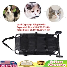 110lb Animal Stretcher Pet Transport Stretcher Pet Dog Animal Emergency Recovery