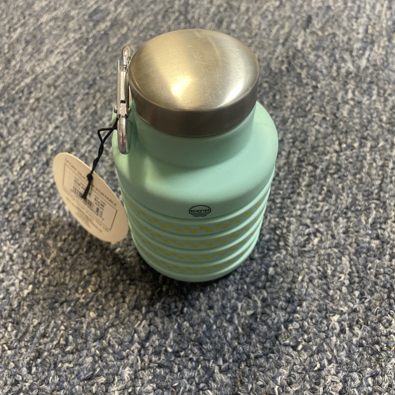 Mayim Light Green Collapsible Sport Silicone 500ml Portable 
