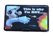 Super Mario Nintendo DS Game Cartridge Holder Collectible Storage Case Only