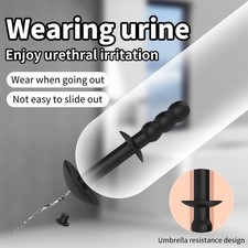 Silicone Urethral Sounds Anti-Falling Hollow Plug 3-Size Dilator Stretching Male