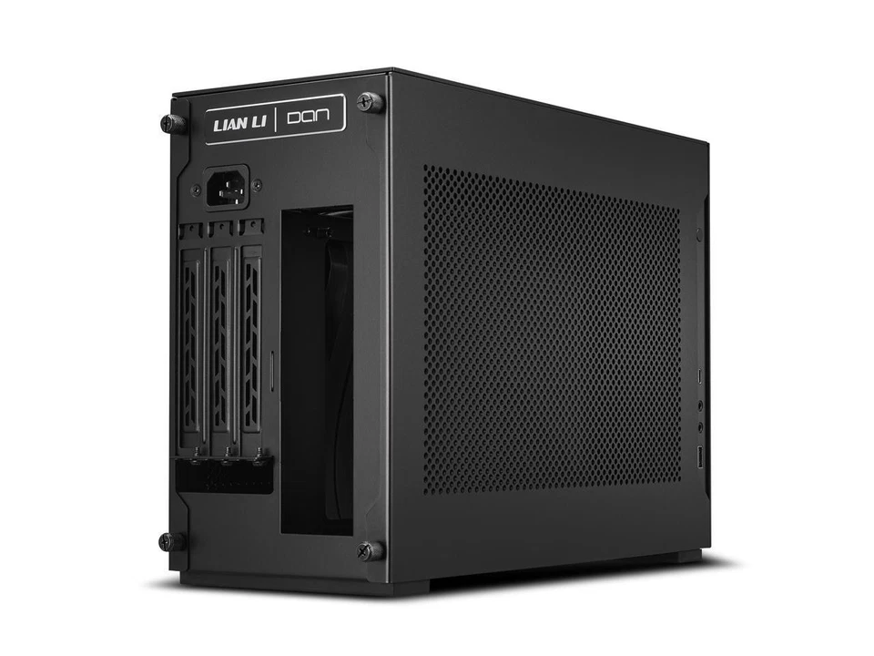 Lian-Li Case A4-H2O X4 Mini-ITX 240 AIO cooling Anodized Black Exterior (a4h2o - Image 4 of 4