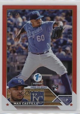 2023 Topps Series 1 1st Edition Red Foil 5/50 Max Castillo #251 Rookie RC 1ok6