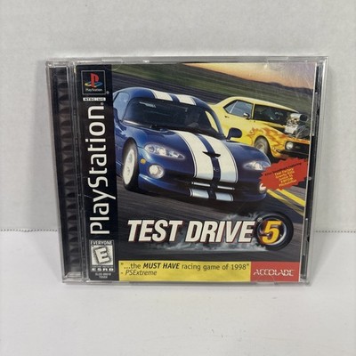 Test Drive 5 Sony PlayStation 1 1998 PS1 Complete Black Label Tested