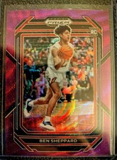2023 Ben Sheppard Panini Prizm Draft Picks Purple Wave Rookie - Indiana Pacers